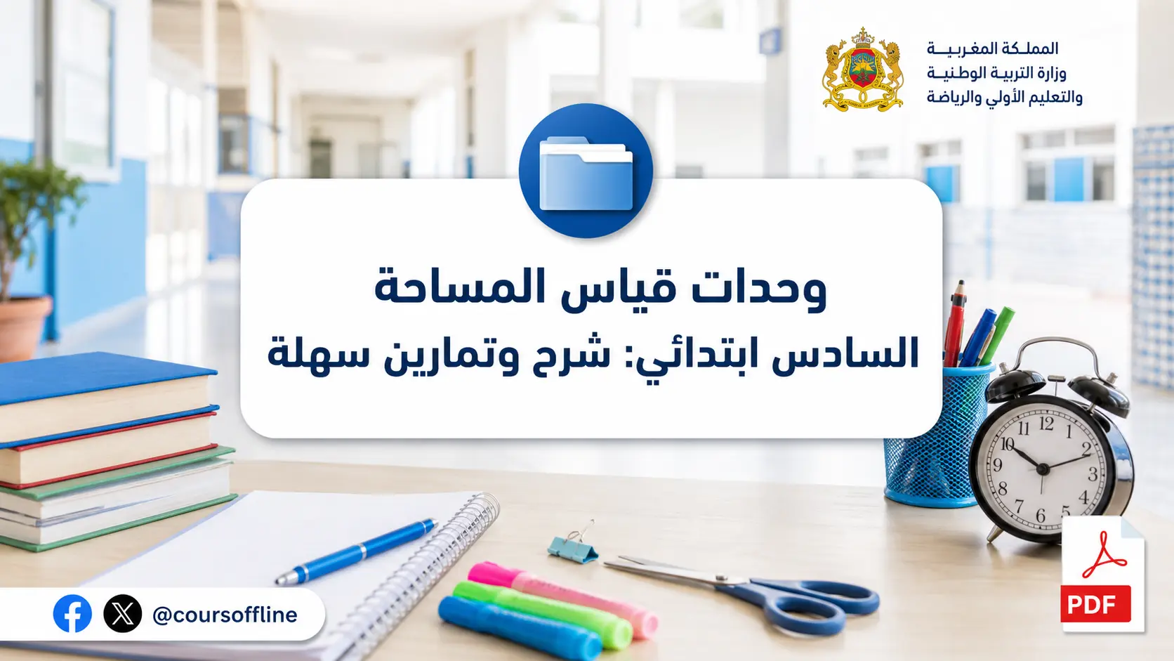 وحدات قياس المساحة السادس ابتدائي: شرح وتمارين سهلة