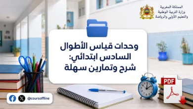 وحدات قياس الأطوال السادس ابتدائي: شرح وتمارين سهلة