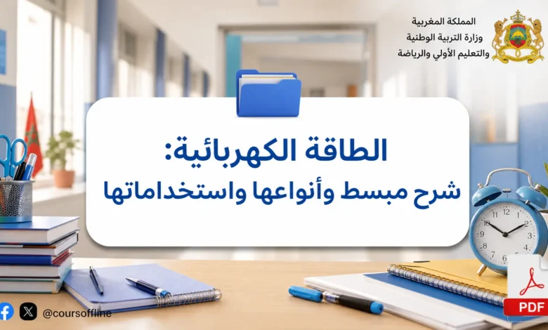 الطاقة الكهربائية: شرح مبسط وأنواعها واستخداماتها