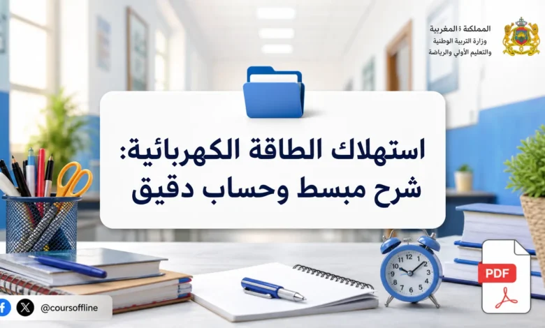 استهلاك الطاقة الكهربائية: شرح مبسط وحساب دقيق