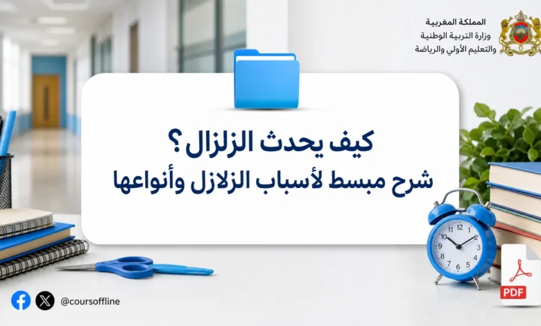 كيف يحدث الزلزال؟ شرح مبسط لأسباب الزلازل وأنواعها