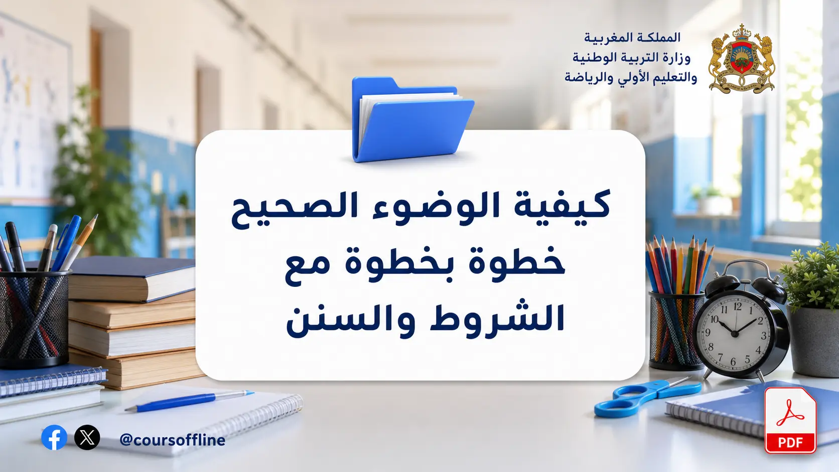 كيفية الوضوء الصحيح خطوة بخطوة مع الشروط والسنن