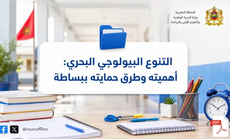التنوع البيولوجي البحري: أهميته وطرق حمايته ببساطة