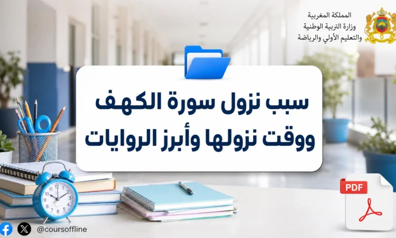 سبب نزول سورة الكهف ووقت نزولها وأبرز الروايات