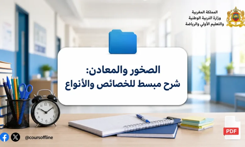 الصخور والمعادن: شرح مبسط للخصائص والأنواع
