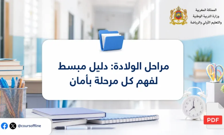 مراحل الولادة: دليل مبسط لفهم كل مرحلة بأمان