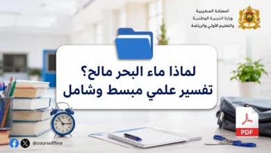 لماذا ماء البحر مالح؟ تفسير علمي مبسط وشامل