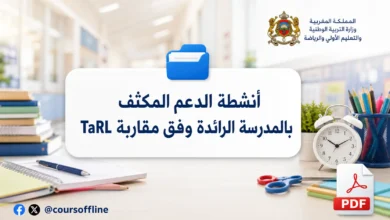 أنشطة الدعم المكثف بالمدرسة الرائدة وفق مقاربة TaRL